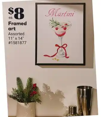 Giant Tiger Framed art offer