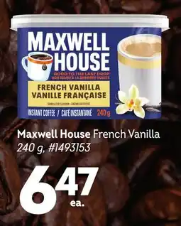 Giant Tiger Maxwell House French Vanilla offer
