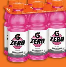 Giant Tiger GATORADE ZERO SPORTS DRINKS offer