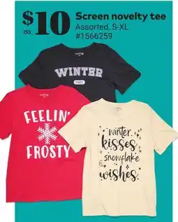 Giant Tiger Screen novelty tee offer