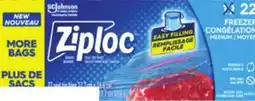Giant Tiger Ziploc freezer bags offer