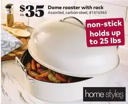 Giant Tiger home style Dome roaster with rack offer