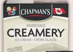 Giant Tiger Chapman's Creamery ice cream offer