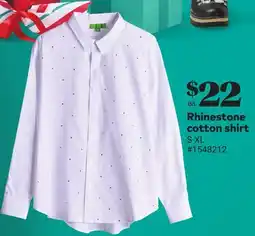 Giant Tiger Rhinestone cotton shirt offer