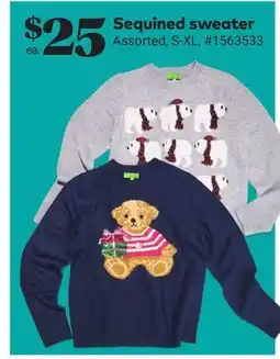 Giant Tiger Sequined sweater offer