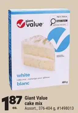 Giant Tiger Giant Value cake mix offer