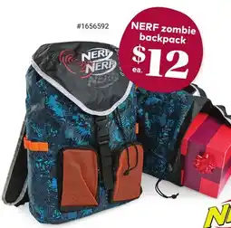 Giant Tiger NERF zombie backpack offer