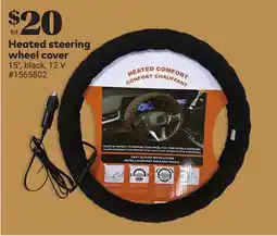 Giant Tiger Heated steering wheel cover offer