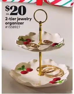 Giant Tiger 2-tier jewelry organizer offer