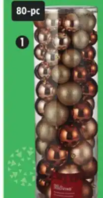 Canadian Tire Ornament Set 80-pc Gold offer