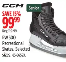Canadian Tire CCM RW 300 Recreational Skates offer