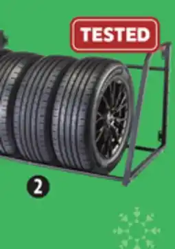 Canadian Tire MotoMaster Wall-Mount Tire Rack offer