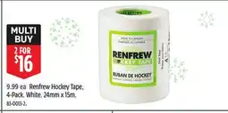 Canadian Tire Renfrew Hockey Tape offer