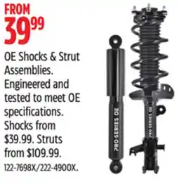 Canadian Tire OE Shocks & Strut Assemblies offer