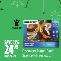 Canadian Tire Discovery Planet Earth Science Kit offer
