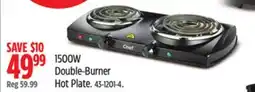 Canadian Tire MASTER Chef 1500W Double-Burner Hot Plate offer