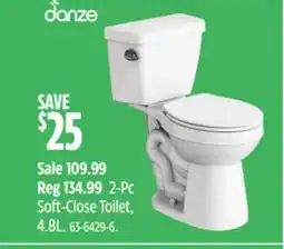 Canadian Tire Danze 2-Pc Soft-Close Toilet offer