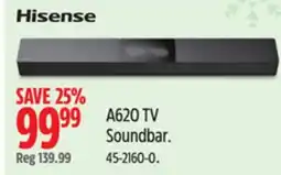 Canadian Tire Hisense A620 TV Soundbar offer