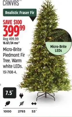 Canadian Tire CANVAS Micro-Brite Piedmont Fir Tree offer