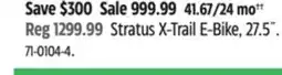 Canadian Tire Stratus X-Trail E-Bike offer