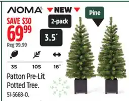 Canadian Tire Patton Pre-Lit Potted Tree offer