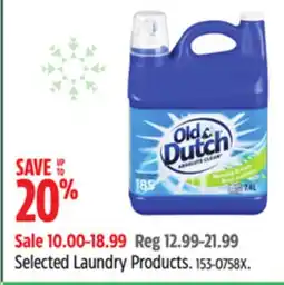 Canadian Tire Selected Laundry Products offer