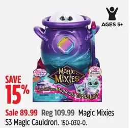 Canadian Tire Magic Mixies S3 Magic Cauldron offer
