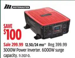 Canadian Tire MotoMaster 3000W Power Inverter offer