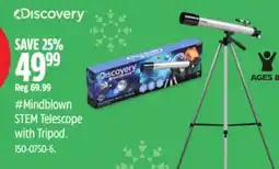 Canadian Tire Discovery #Mindblown STEM Telescope with Tripod offer