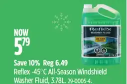 Canadian Tire Reflex -45°C All-Season Windshield Washer Fluid offer