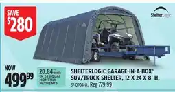 Canadian Tire SHELTERLOGIC GARAGE-IN-A-BOX SUV/TRUCK SHELTER offer