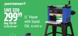 Canadian Tire Mastercraft 12˝ Planer with Stand offer