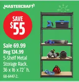 Canadian Tire 5-Shelf Metal Storage Rack offer