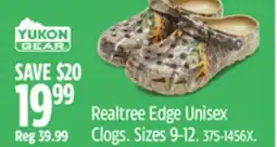 Canadian Tire Yukon-Gear Realtree Edge Unisex Clogs offer