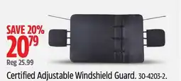 Canadian Tire Certified Adjustable Windshield Guard offer
