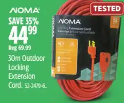 Canadian Tire NOMA 30m Outdoor Locking Extension Cord offer