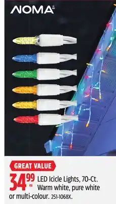 Canadian Tire LED Icicle Lights offer