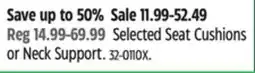 Canadian Tire Realtree Selected Seat Cushions or Neck Support offer