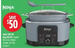 Canadian Tire Ninja Foodi Pro 8-in-1 Multi-Cooker, 8.5-Qt offer