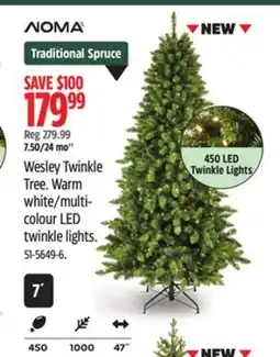 Canadian Tire Wesley Twinkle Tree offer