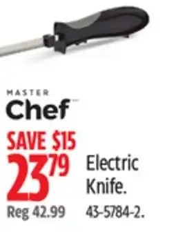 Canadian Tire MASTER Chef Electric Knife offer