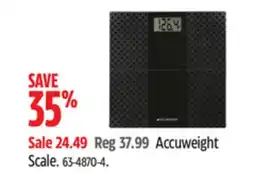 Canadian Tire Accuweight Scale offer