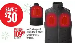 Canadian Tire Men's Wearproof Heated Vest offer