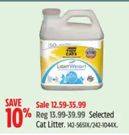 Canadian Tire Purina Selected Cat Litter offer