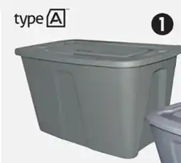 Canadian Tire TYPE A Restore 121L Nesting Tote offer