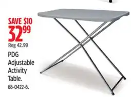 Canadian Tire Peakform Adjustable Activity Table offer