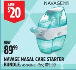 Canadian Tire NAVAGE NASAL CARE STARTER BUNDLE offer
