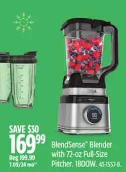 Canadian Tire Ninja BlendSense Blender with 72-oz Full-Size Pitcher offer