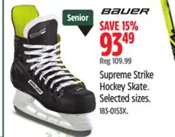 Canadian Tire Bauer Supreme Strike Hockey Skate offer