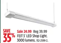 Canadian Tire FEIT 3´ LED Shop Light offer